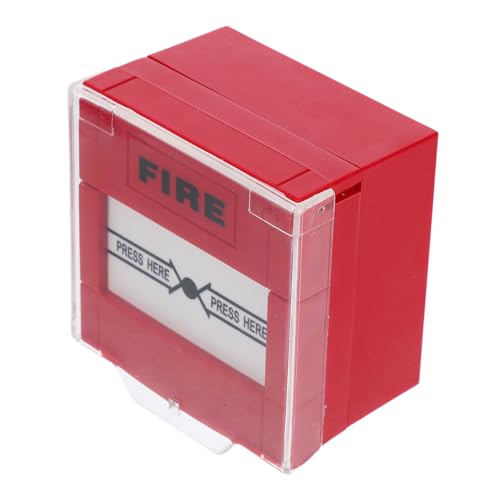 HOMOBABE Reusable Fire Emergency Call Point with Easy Installation Manual Reset Button for Elderly Weather Resistant and Reliable Alarm Device
