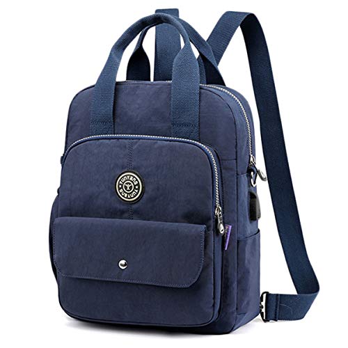 JOSEKO Bolsos Mochila Bolso Bandolera Niña para Mujer de Nylon Impermeable, Estilo Deportivo Bolsa Mensajero al Hombro Bolsa...