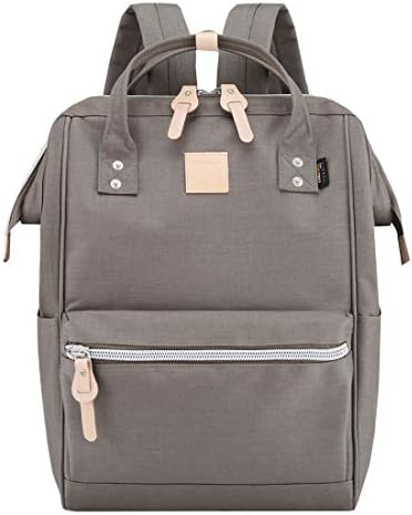 himawari Large Travel Backpack with Laptop Compartment 17 Inch Roomy School Doctor Bag for College Student Women （1882-Grey）-Not include USB Port