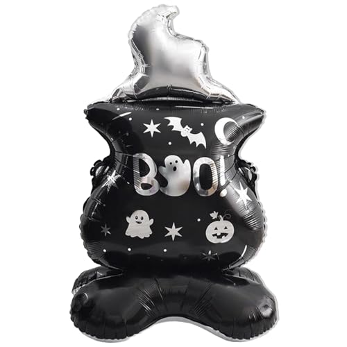 Image of Rozi Decoration Halloween Party Foil Balloon Set - 1pc Pumpkin Self Standing Giant Balloon for Happy Halloween Decorations