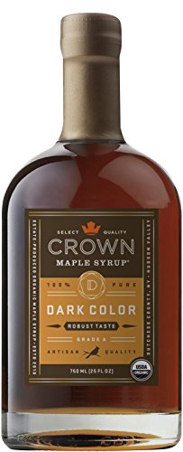 Crown MapleÂ® Dark Color Robust Taste organic maple syrup 750ML (25 FL OZ)