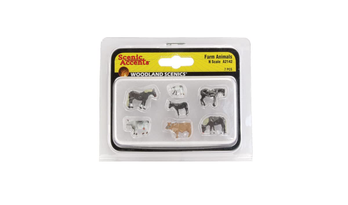 Woodland Scenics N Farm Animals WOOA2142