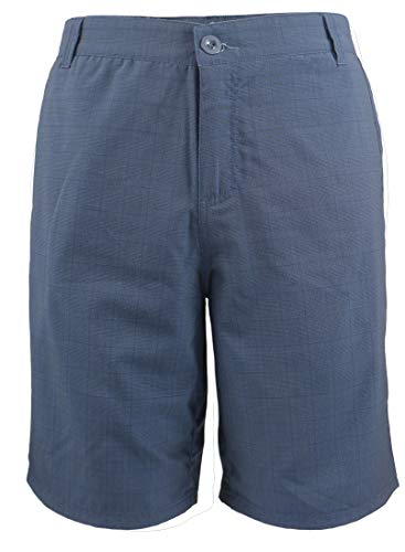 Men's Hybrid Amphibian Shorts Quick Dry Stretch Lightweight Chino Golf Plaid Short/Boardshort Athletic Casual Short (Navy 40)