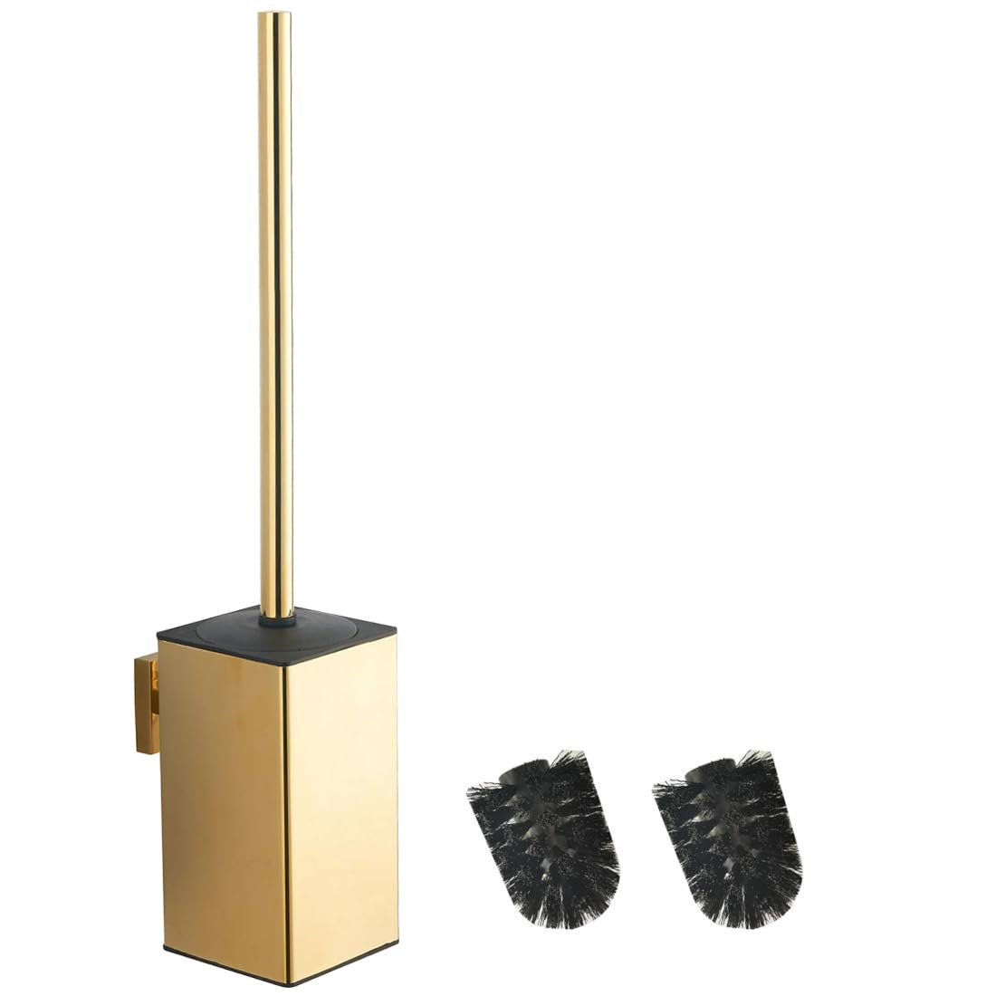 Bgl Gold 304 Stainless Steel Wall Mounted Toilet Brush Holder (Gold)