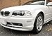 iJDMTOY OE-Spec White/Clear Lens Front Bumper Side Marker Reflector Assemblies, Compatible With BMW E46 2001-03 325CI 330CI 2-Door, 2001-2006 M3 Coupe