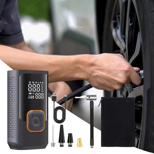 Generico Inflador para neumáticos de automóviles | Bomba portátil para uso automotriz y vehículos | Bomba para aire de coches | para coches, motocicletas, bicicletas, camiones y dispositivos inflables
