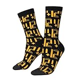 AHUNARLOP Pittsburgh Skyline 412 Socks, Unisex Adult Crew Socks, Cotton Cozy Casual Sock