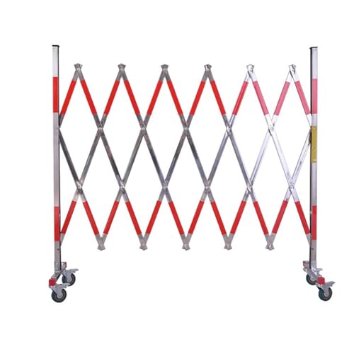 Barrière mobile avec rotation à 360° et structure en métal extensible 2m
