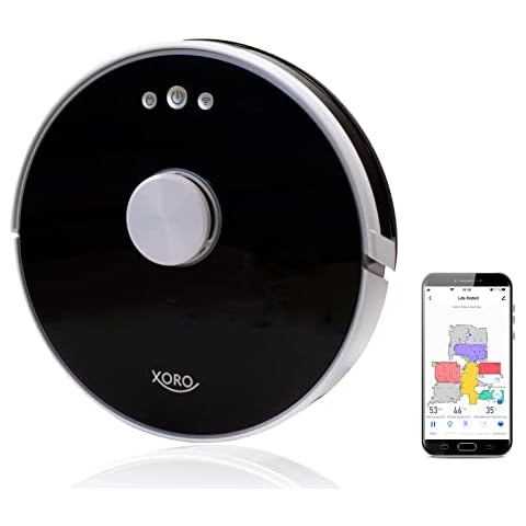 XORO HSR 200 - Leistungsstarker Saugroboter mit Wischfunktion, Lasernavigation, Alexa/Google Home Cover