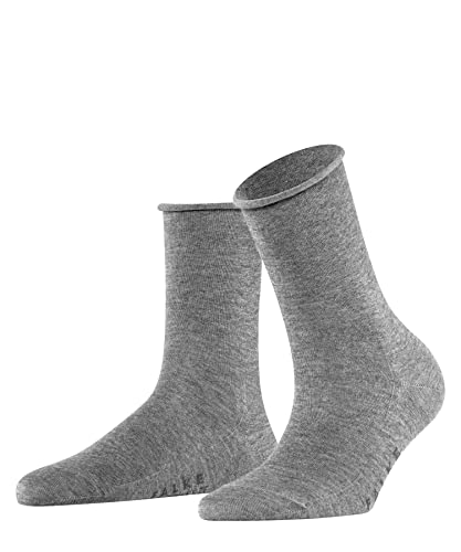 FALKE Women's Active Breeze Socks, Cooling Effect, Crew Length, Sweat Wicking Activewear, Sporty Coolmax Clothing, Grey (Light Grey Melange 3216), 8-10.5, 1 Pair