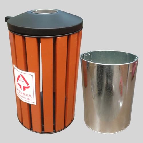 Caneca de basura exterior Etlegor de 102 cm miniatura 5
