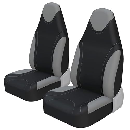 Siège Voiture Housse Pour TOYOTA pour Aygo 2 pièces siège avant seau siège voiture couvre universel voitures camions SUV siège protecteur Couvre Siege Auto (Color : 1)