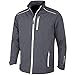 Produktbild Insel Grün Herren Golf Full Zip wasserdichte Jacke - Char/Schwarz - XL