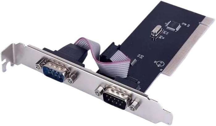 PCIe Expansion Card RS232 Serial Ports Parallel Port Connectors DB9 PLT Port Expansion Card with Chip AX99100