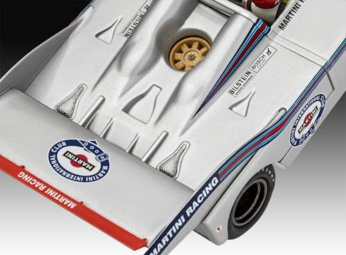 Revell Modellbausatz Porsche 917, CanAm - Legend&auml;rer Rennwagen mit mehrteiligem Motor, Fahrerfigur & detailreicher Karosserie - Ikone der Sportwagen-WM - F&uuml;r Porsche- & Motorsportfans