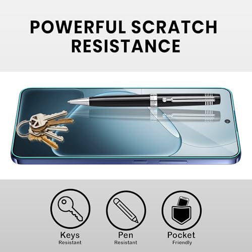 Image of FIRST MART Tempered Glass for Oppo F31 Pro Plus, 9H 0.3 mm Full-Glue Screen Protector with Cable Protector, 3D Edge-to-Edge, HD Clear, Case-Friendly, Black, Pack of 1