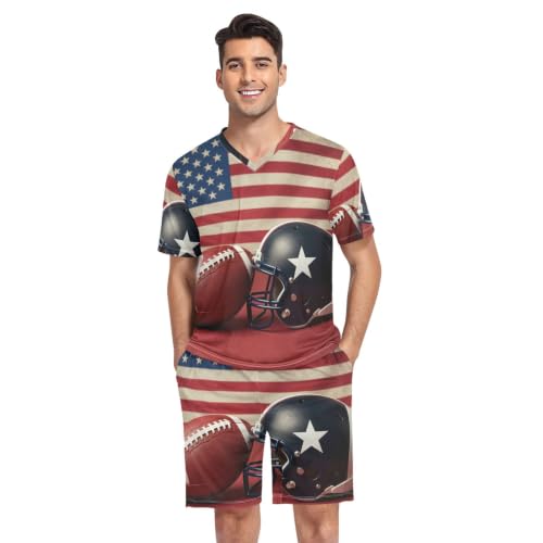 Camisa de pijama para hombre fresca en talla S para evitar el calor con diseño de fútbol