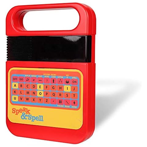 Basic Fun! 09624 Speak & Spell Electronic Game Classic Retro Interactive Toy ,Educational Learning System For Boys & Girls Aged 4 Years and Up Cover