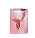 Red & Pink Mermaid Tail Compact Magnifing & Regular Pocket Purse Makeup Mirror