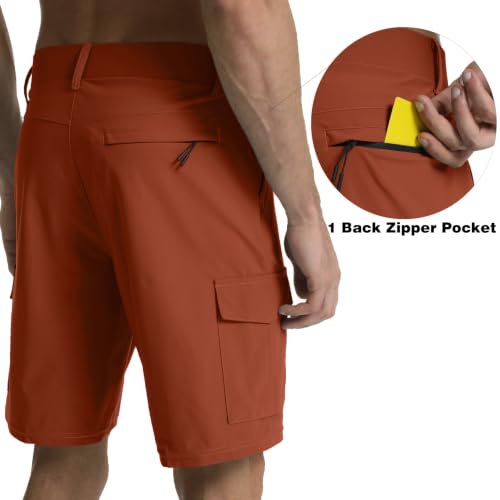 Image of Men's Lightweight Hiking Work Cargo Shorts 9 inch-5 Pockets