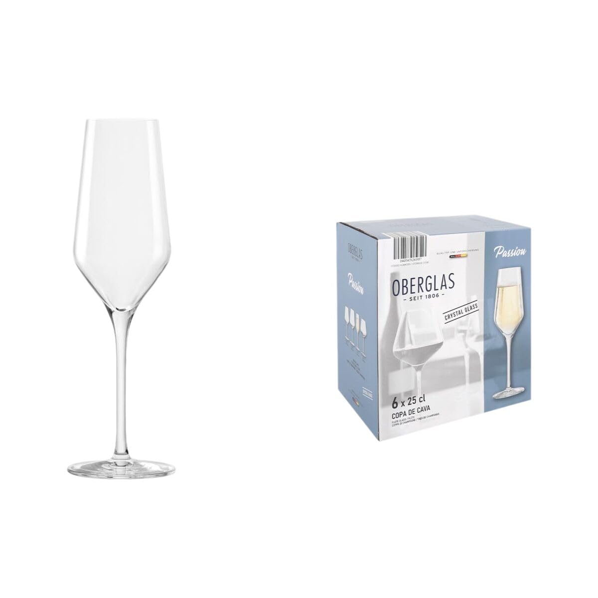 Set de Copas Champagne Passion 250 ml 6 Piezas - Marca: Inde - EAN: 8435476281950