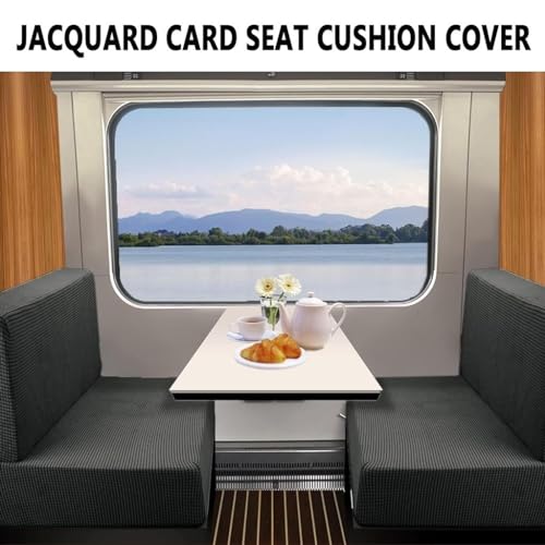 Housse de coussin extensible pour canapé de camping-car lavable et résistante