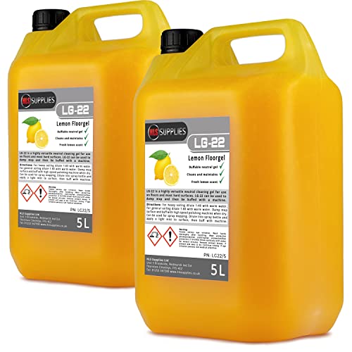 LG-22 Lemon Floor Gel 10L Pack (2 x 5L)