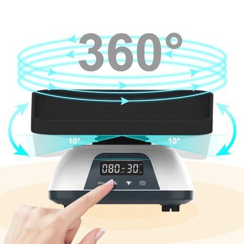 3D Oscillator Shaker 3D Motion Type Shaker Digital 3D Shaker and Oscillator with Speed Range 10 to 80rpm Tilt Angle 10°Max Load 0.8kg for Liquid Shaking and Scillating Mixing