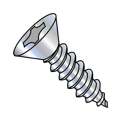 Tornillo autorroscante Phillips plano zinc 8-18X4 pack 1000