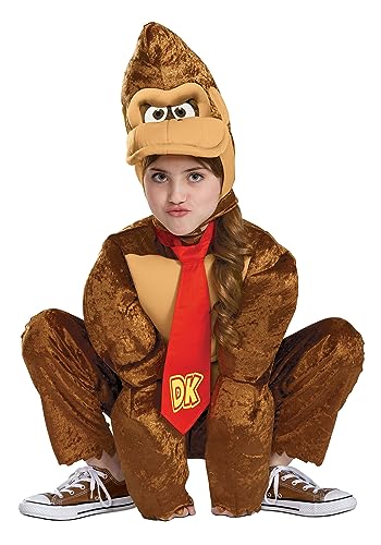 Disguise 157729K-FUN Super Mario Brothers Kid'S Donkey Kong Deluxe Costume Size 7/8 thumb #4