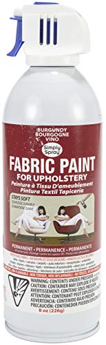 Simply Spray Upholstery Fabric Spray Paint 8 Oz. Can Burgundy by Simply Spray
