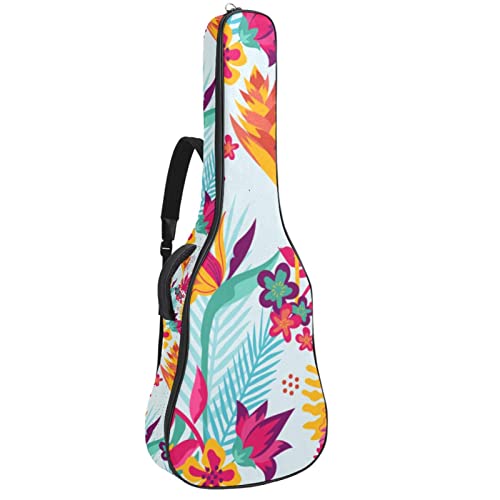 Housse étanche pour guitare acoustique avec double bandoulière et poche Motif cochon volant, Multicolore 03., 42.9×16… - Les Beatles, Paul McCartney, John Lennon, RIngo Starr, George Harrison Housse étanche pour guitare acoustique avec double bandoulière et poche Motif cochon volant, Multicolore 03., 42.9x16…