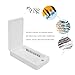 Bewinner Phone Sanitizer, 253.7nm Wavelength USB Charged Phone Cleaner Box for Phones Under 6.7 Inches, with 360 Degree Light Sanitizer for Keys Toothbrushes Headphones Watches (White)
