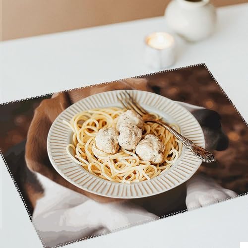 Sets de table Beagle lavables et antidérapants pour stopper les taches en cuisine