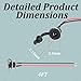 Coaxial 2-Wire Charging Port for Electric Scooters,Compatible with Razor MX125, Jetson, Dynacraft, Hover-1, Swagtron,6 and 12 Volt Power Electric Scooter/Hoverboard,Scooter Charging Port with Dust Cap