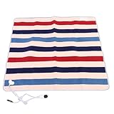 Fockety Auto-Heizdecke, Tragbare Heizdecke aus Weichem Flanell, 3 Timer-Einstellungen, 9...