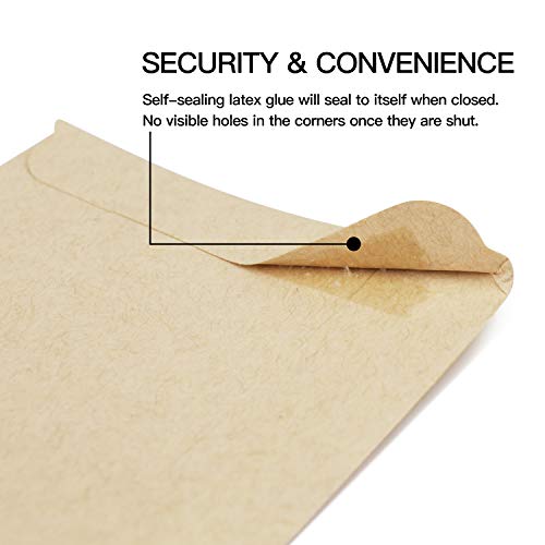 Soligt Self-Sealing, Printable Seed Packet Envelopes - 100 Counts, 3" x 4.5"