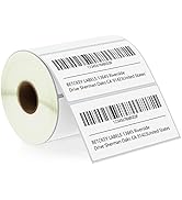 BETCKEY - 10 rollen thermische etiketten voor verzending - 102 mm x 152 mm - compatibel met Zebra Labelprinter - niet compatibel met Dymo 4XL - hoogwaardige lijm en geperforeerd [2500 etiketten
