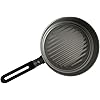 KAPILA 1100ml Titanium Frying Pan with Stainless Steel Folding Handle Camping Pot Titanium Camping Pot Titanium Cookware Backpacking (1100ml)
