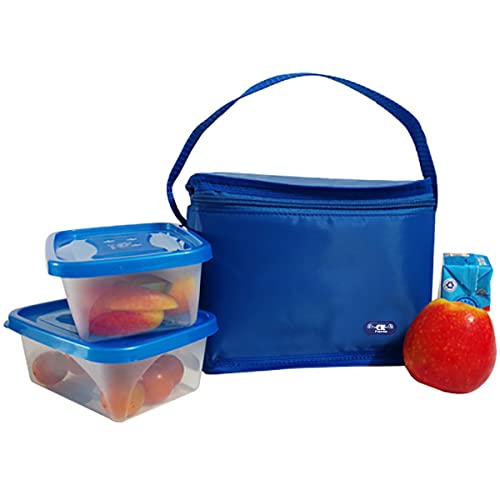 Lancheira Termica Infantil Pequena Azul Menino