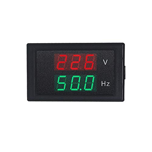 KETOTEK Digital AC Voltmeter Panel Mounting Meter AC80-300V Frequency Counter 45.0-65.0 HZ LED Display Voltage Volt Frequency Meter Tester Gauge by KETOTEK - Used condition - Image 3