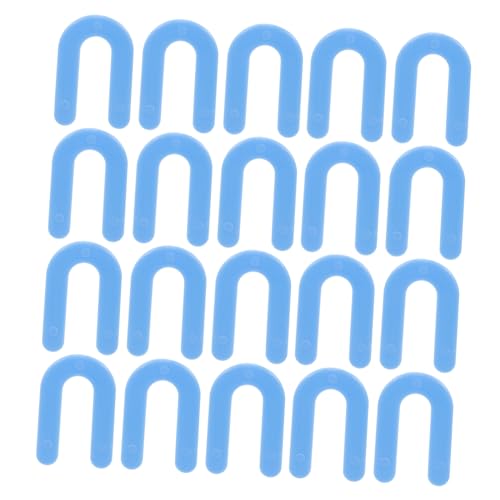 Artibetter 100pcs U-Shaped Tile Spacers 1/16 Inch Plastic Tile Leveling System Shims for Ceramic Floor Grout Leveling and Flooring Installation Tools