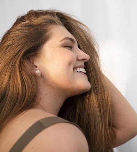 Ritastephens | Sterling Silver | Gold-tone | Overlay | Two-tone | Love Knot | Stud Earrings (9.5mm)4