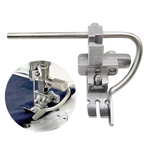 Calcador Industrial 5 em 1 Acessório para Máquina de Costura,Zíper Franzido Franzir Metalassê Costura Reta Calcador Industrial 5 em 1 Acessório para Máquina de Costura,Zíper Franzido Franzir Metalassê Costura Reta