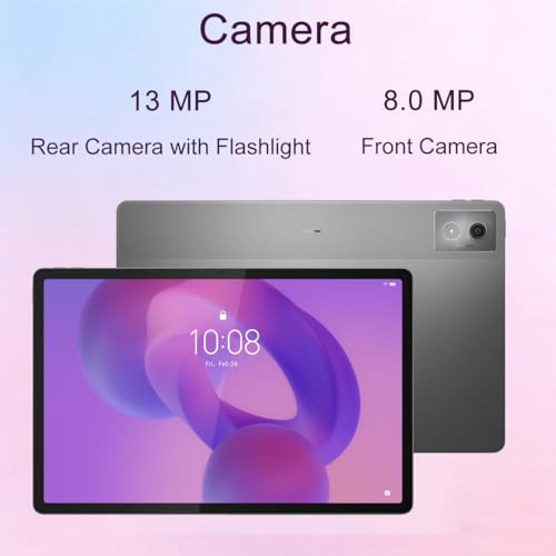 Image of Lenovo Idea Tab Pro AI Android Tablet, 12.7 inch 3K QHD 144Hz Touchscreen, MediaTek Dimensity 8300, 128GB Storage + 128GB SD Card, Tab Pen Plus, 11-Hr Long Battery Life, Lightweight for Student & Gaming