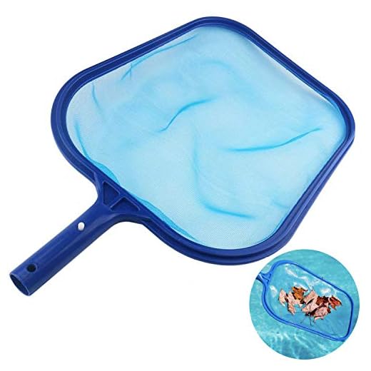 ALLADINBOX Swimming Pool Cleaner Supplies/Professional Heavy Duty Pool Leaf Rake Fine Mesh Frame Net/Swimming Pool Cleaning Leaf Skim Net (Blue)