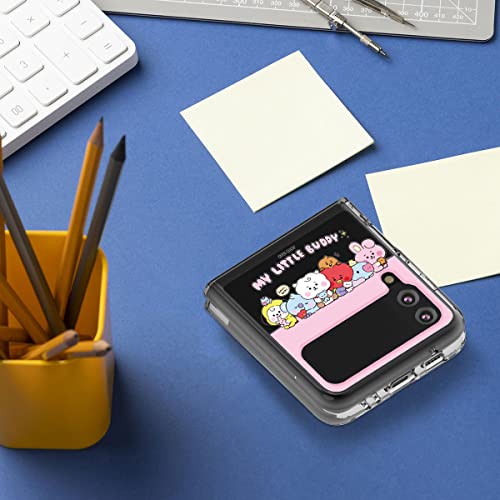 Bt21 Designed For Galaxy Z Flip 3 5G Case (2021) Official Merchandise My Little Buddy Clear Phone Case, Group #TOP6