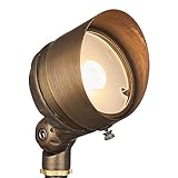 VOLT G4 Infiniti 12V Cast Brass 2700K Integrated LED Outdoor Spotlight (500 Lumens)