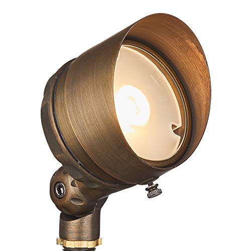 Volt G4 Infiniti 12V Cast Brass 2700K Integrated Led Outdoor Spotlight (500 Lumens) #TOP10