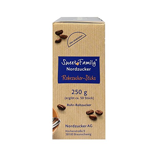Sweet Family Rohrzucker-Sticks, 250g 3er Pack